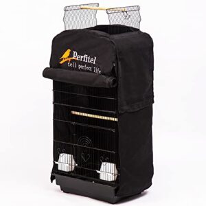 Perfitel Bird Cage Cover(Black) Good B09VPSYH7C