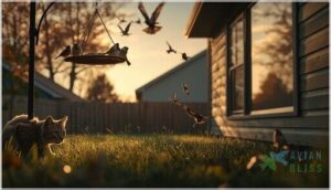 predators and hazards associated with bird feeders predators and hazards associated with bird feeders