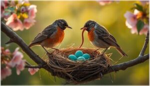 robin nesting and parenting robin nesting and parenting