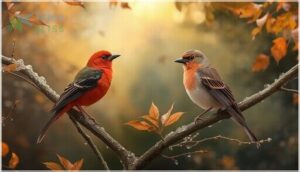 seasonal plumage changes in tanagers and grosbeaks seasonal plumage changes in tanagers and grosbeaks