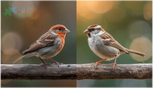 side-by-side comparisons for similar songbirds side-by-side comparisons for similar songbirds