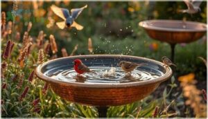 size and depth for different bird species size and depth for different bird species