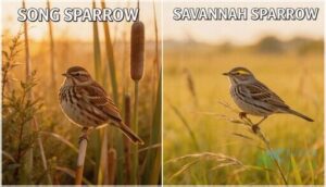 song sparrow vs savannah sparrow song sparrow vs savannah sparrow