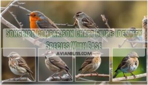 songbird comparison chart guide