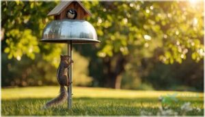 squirrel baffles and pole-mounted deterrents squirrel baffles and pole-mounted deterrents