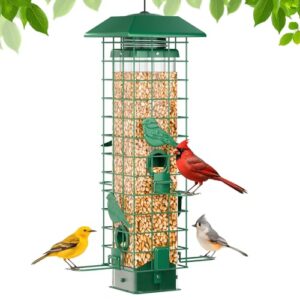 Squirrel Proof Bird Feeder, Metal B0D25XRPNJ