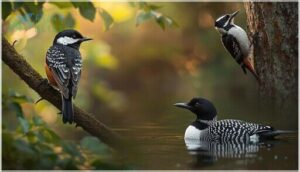 the magnificence of black and white plumage the magnificence of black and white plumage