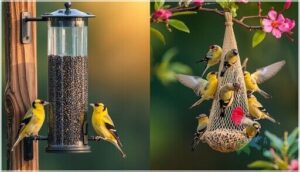 tube vs. sock feeders tube vs. sock feeders