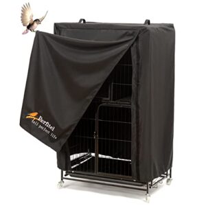 Universal Large Bird Cage Cover(Black) B0BK886P4G