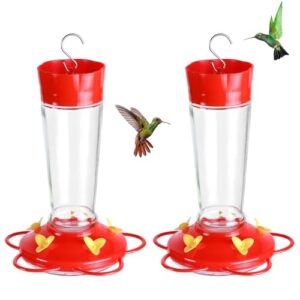 Urban Deco Glass Hummingbird Feeder B07SWZVDL7