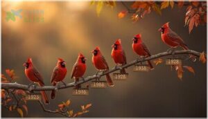 when did each state adopt the cardinal when did each state adopt the cardinal