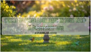 where to place a birdbath in your yard where to place a birdbath in your yard