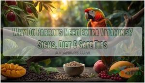 why do parrots need extra vitamins