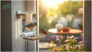 window-mounted feeders for minimal footprint window-mounted feeders for minimal footprint