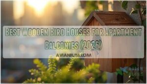 wooden bird houses for apartment balconies wooden bird houses for apartment balconies