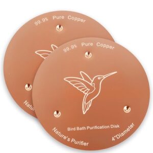 2 Pack Bird Bath Copper B0FLXB7PX8
