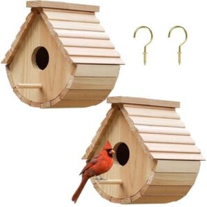 2 Pack Bird House Outside B0DLFB1H1Y