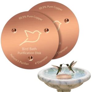 2PCS Bird Bath Copper Disk,1mm B0F9KF17QY