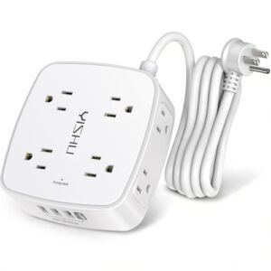 6 Ft Surge Protector Power B09PDLBFKY