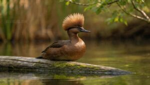 adult female plumage and cinnamon crest adult female plumage and cinnamon crest