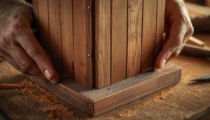 assembling the sides, base, and back assembling the sides, base, and back