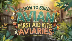avian first aid kits for outdoor aviaries