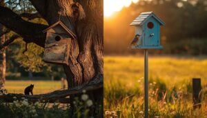 avoid mounting on trees or fences avoid mounting on trees or fences