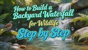 backyard waterfall for wildlife backyard waterfall for wildlife