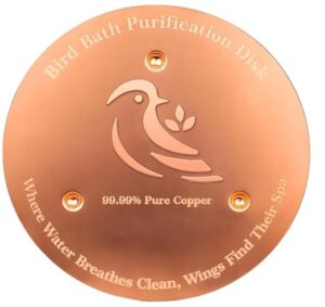 Bird Bath Copper Disk, Premium B0FD2HNTFC