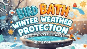 bird bath winter weather protection bird bath winter weather protection