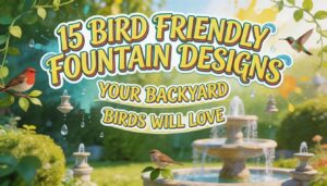 bird friendly fountain designs