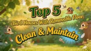 bird house with removable floor