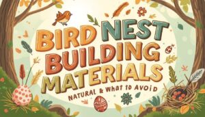 bird nest building materials