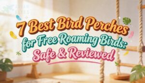 bird perches for free roaming birds