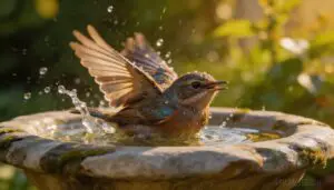 birds splash to clean and cool birds splash to clean and cool