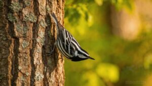 black-and-white warbler identification black-and-white warbler identification