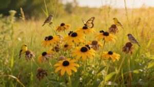 black-eyed susan for seeds and pollinator support black-eyed susan for seeds and pollinator support