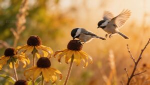 black-eyed susan: where chickadees check in but never check out black-eyed susan: where chickadees check in but never check out