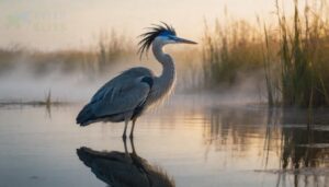 blue-gray plumage and breeding plumes blue-gray plumage and breeding plumes