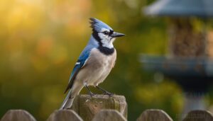 blue jay crest and bold markings blue jay crest and bold markings
