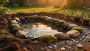 build the reservoir and splash zone build the reservoir and splash zone