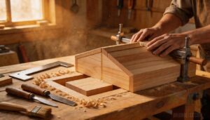 building the walls and floor building the walls and floor