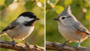 chickadee and titmouse face pattern differences chickadee and titmouse face pattern differences