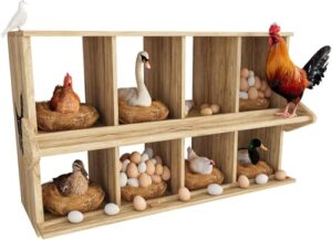Chicken Nesting Box, 8 Compartment B0FSKNR482