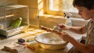 cleaning and maintaining perches cleaning and maintaining perches