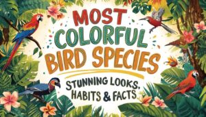 colorful bird species