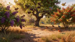 combine berries, seeds, and insect plants combine berries, seeds, and insect plants