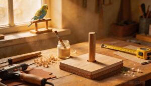 diy plate-and-dowel and window-sill perches diy plate-and-dowel and window-sill perches