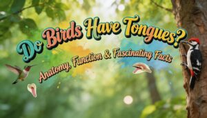 do birds have tongues