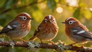 eye rings, crown stripes, and wing bars eye rings, crown stripes, and wing bars